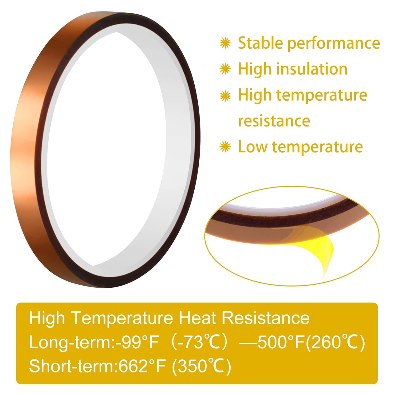 Best Selling | Kapton Polyimide Tape | Silver | Moisture Resistance | PCB Manufacturing | 1mm | Bulk Discounts | https://www.lvmeikapton.com